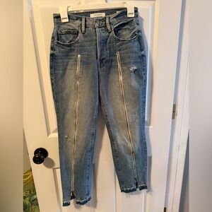 Frame Women’s Distressed Blue Jeans Size 24
